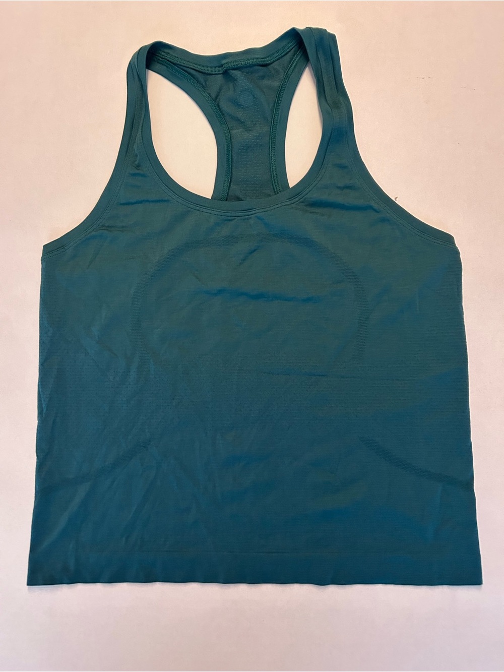 Lululemon Swiftly Tech Racerback Tank Top 2.0 *Race Length Storm Teal Size 8